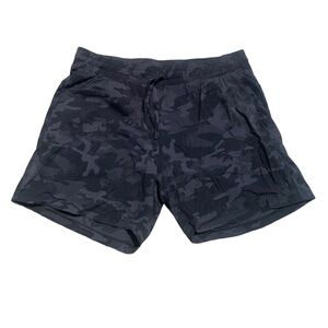 💜 Men's Tuff Athletics Black Camo Athletic Shorts - XL